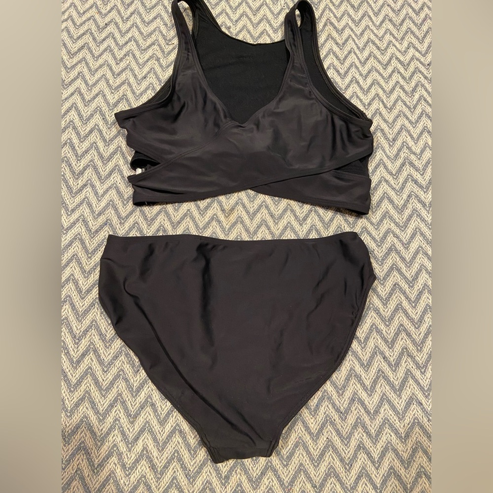 Abercrombie Kids Black Bikini Set – Size 15/16 - Picture 5 of 8